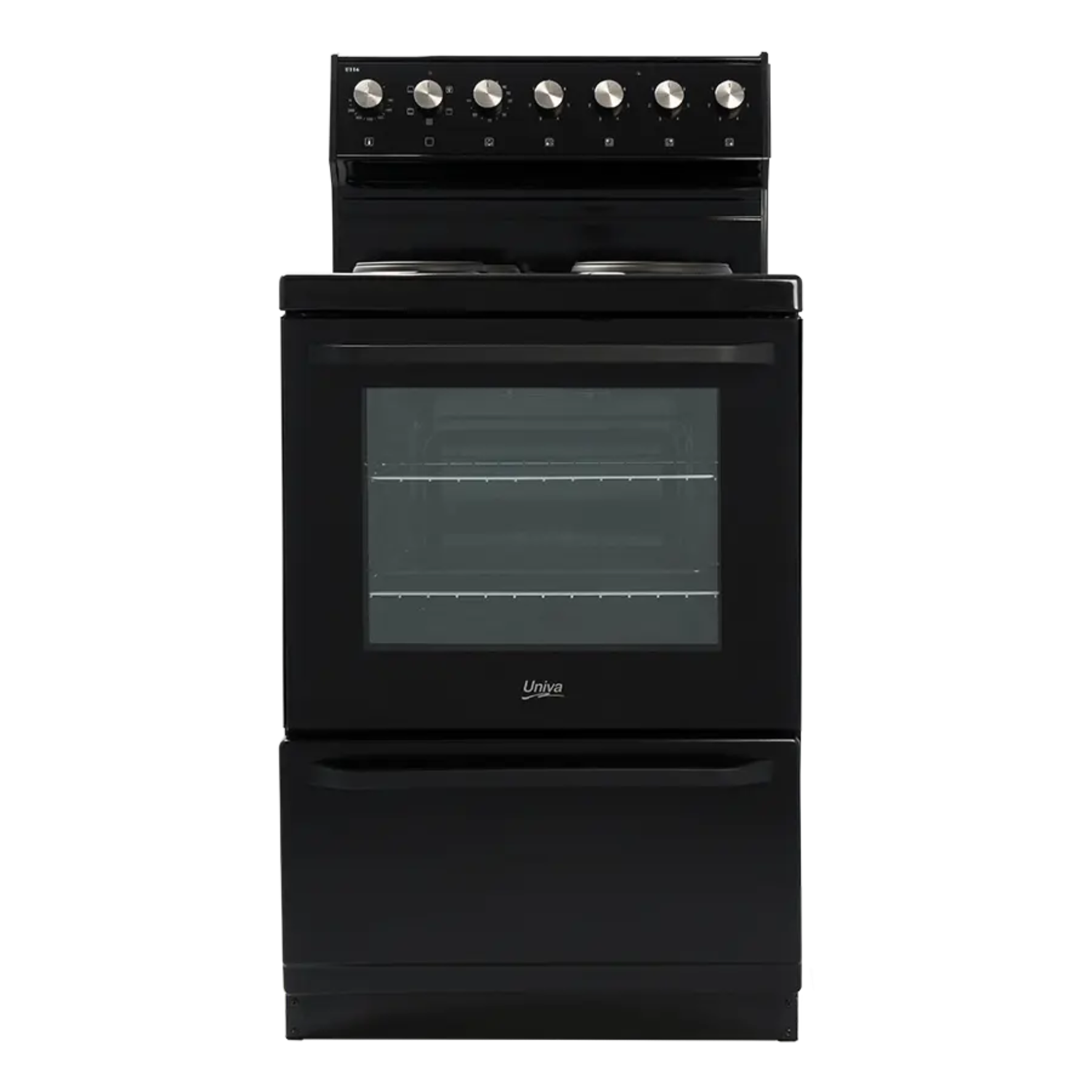 Univa Freestanding Stove Black U116B-1