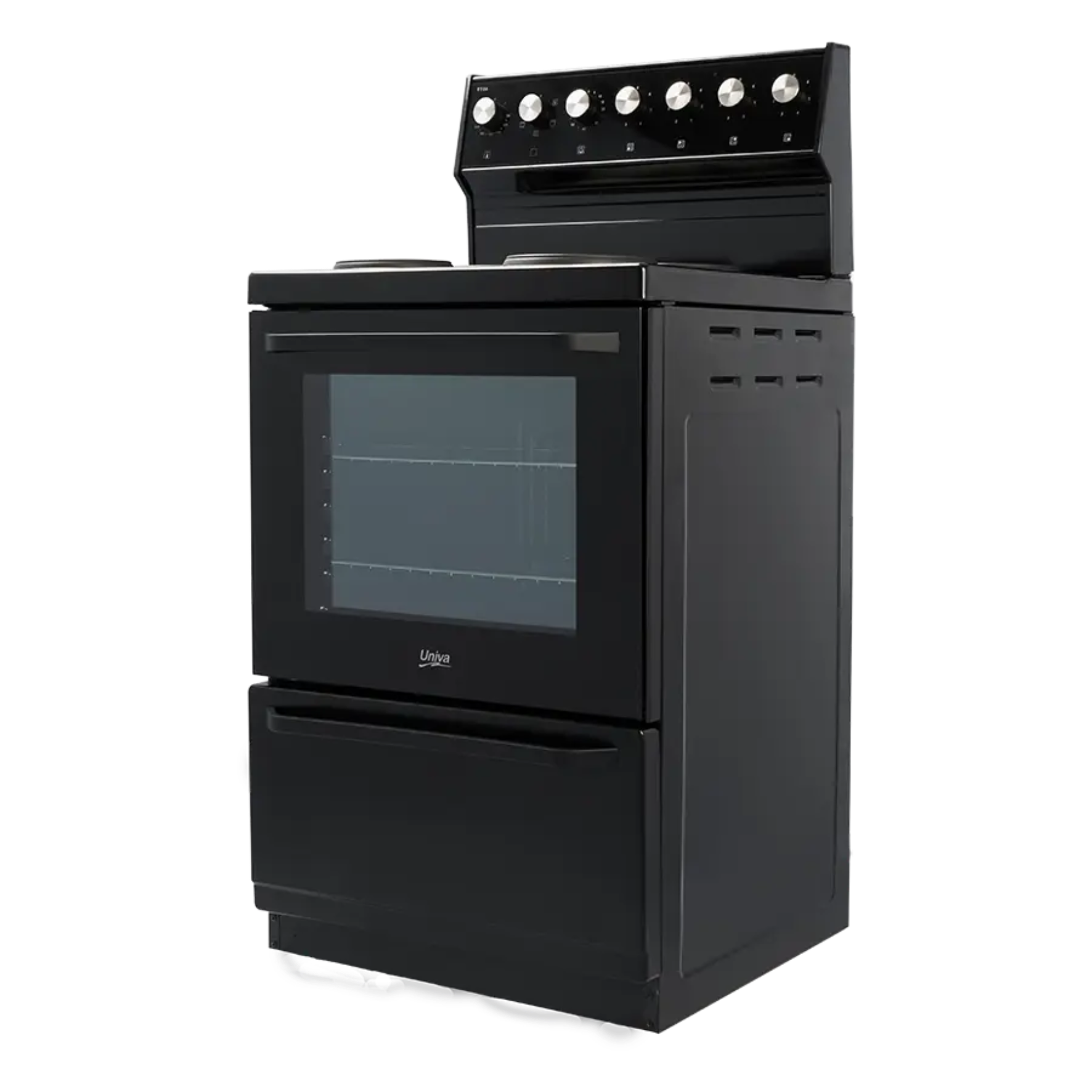 Univa Freestanding Stove Black U116B-1-4