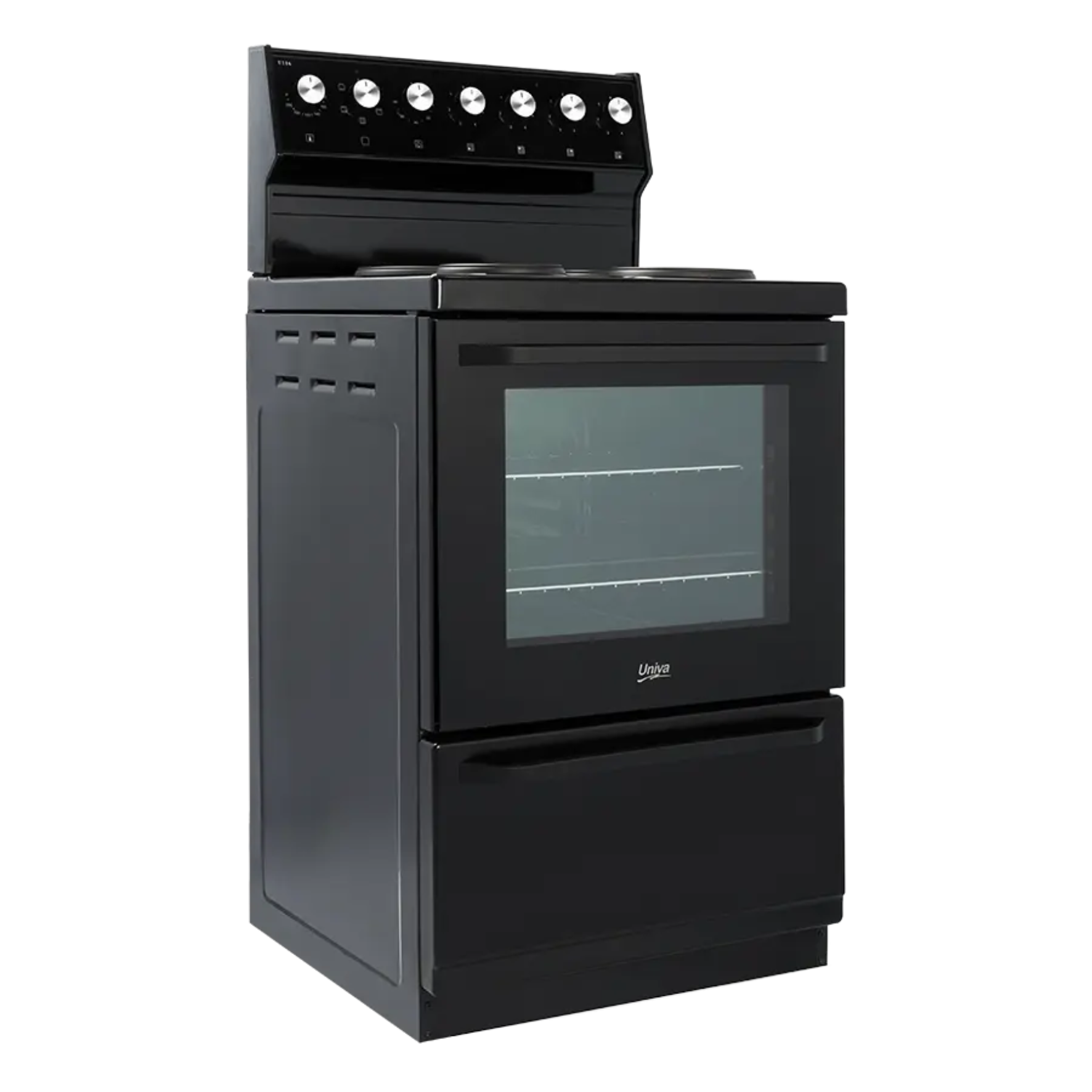 Univa Freestanding Stove Black U116B-1