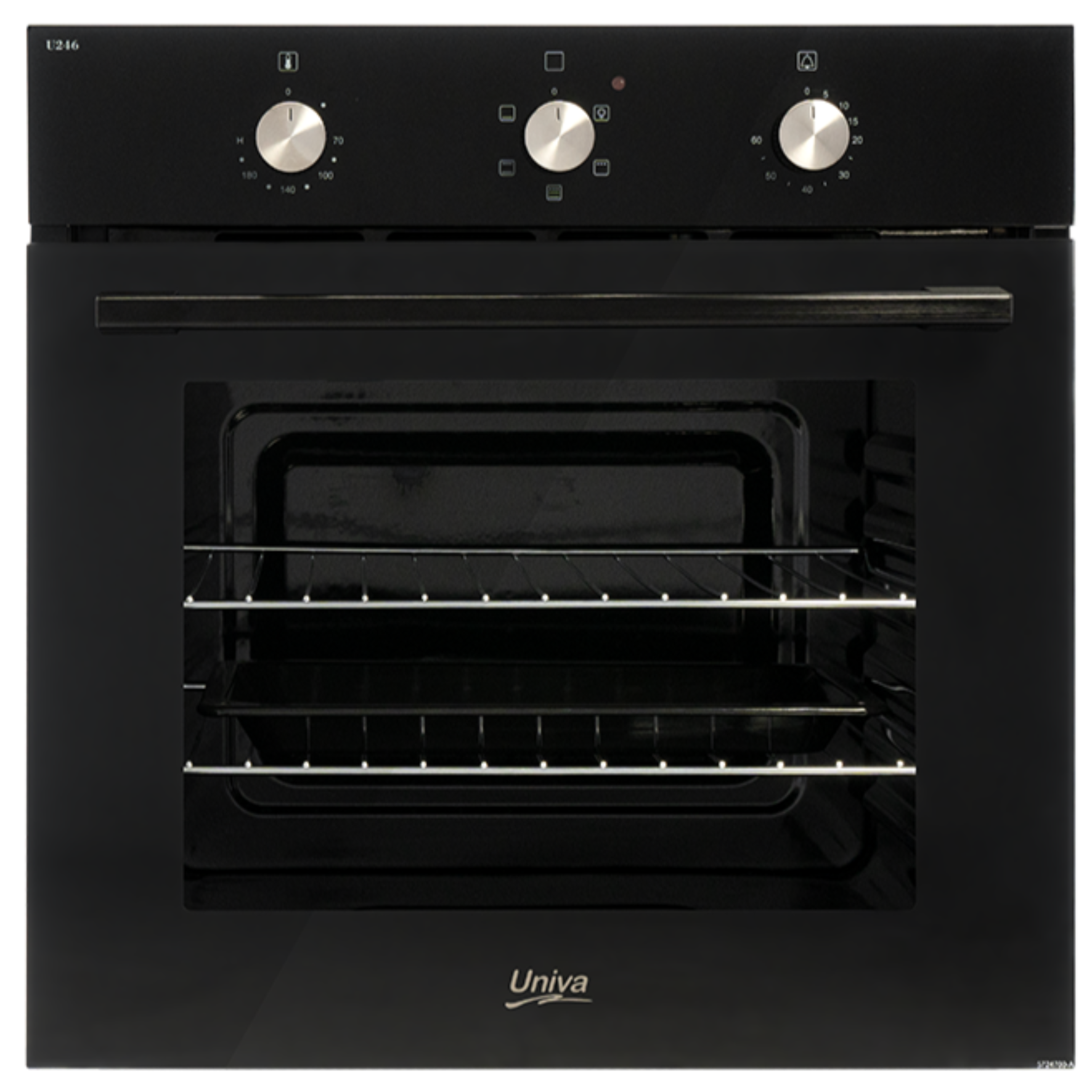 Univa Built-In Oven Black U246B-1-1