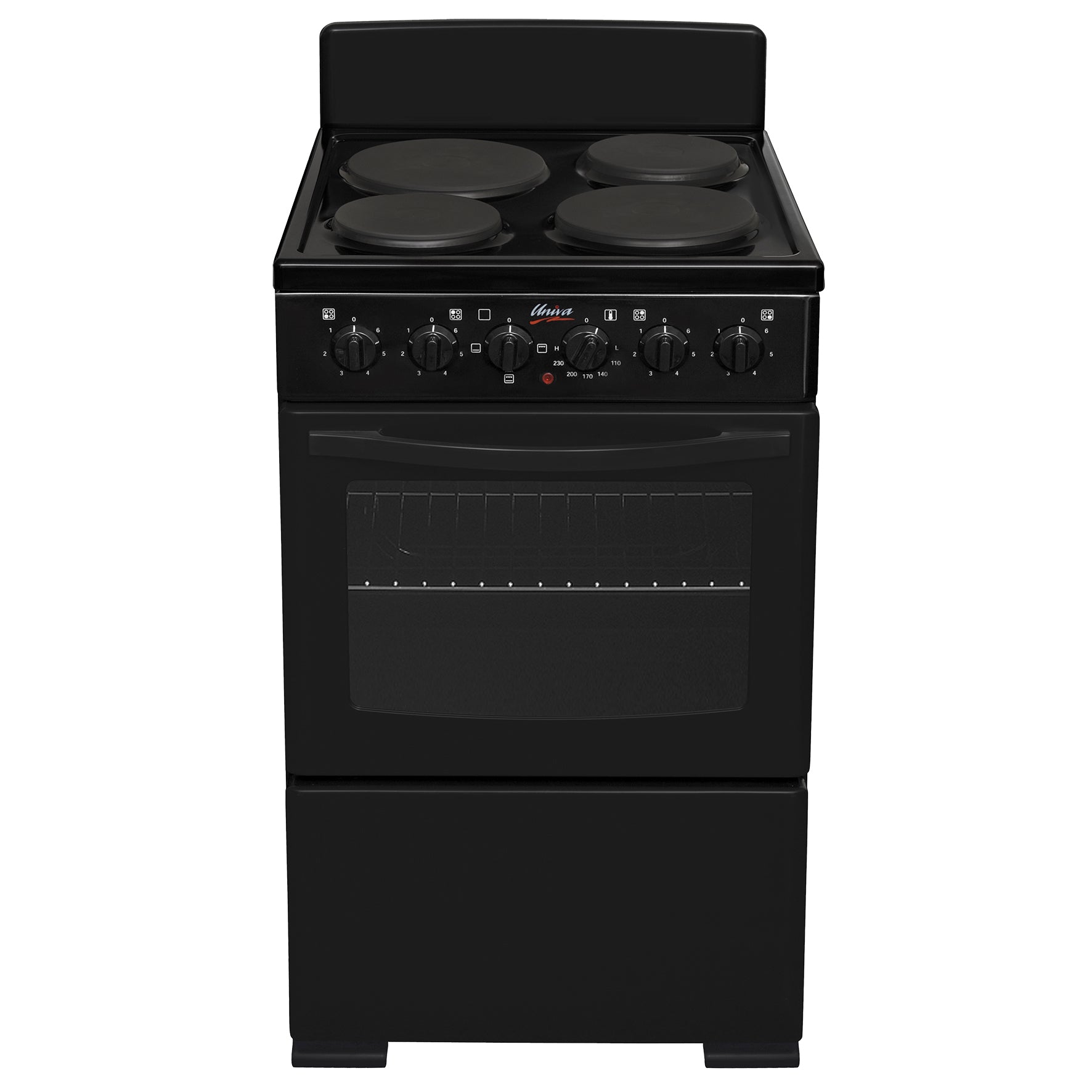 Univa Stove Black U405-1-2