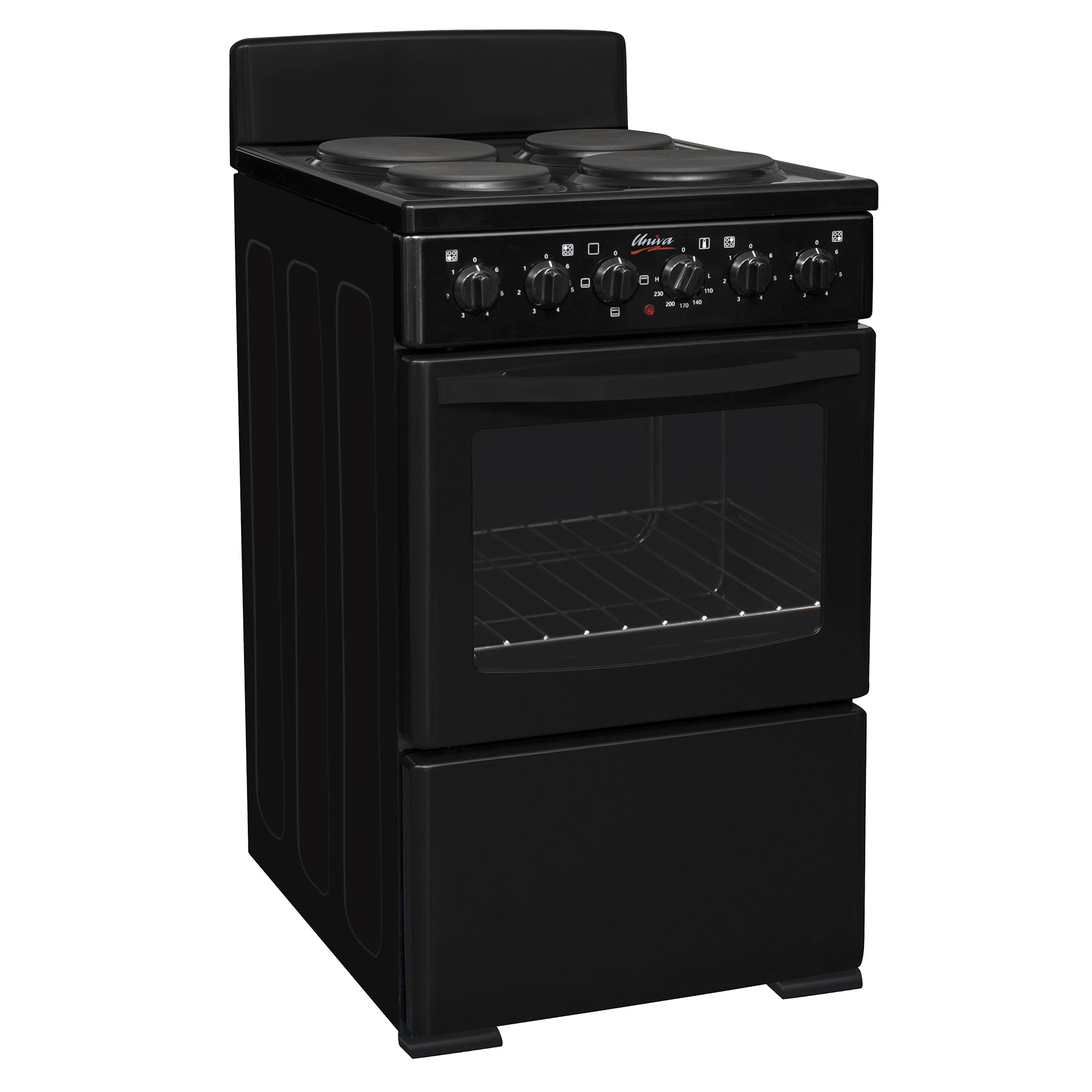 Univa Stove Black U405-1-1