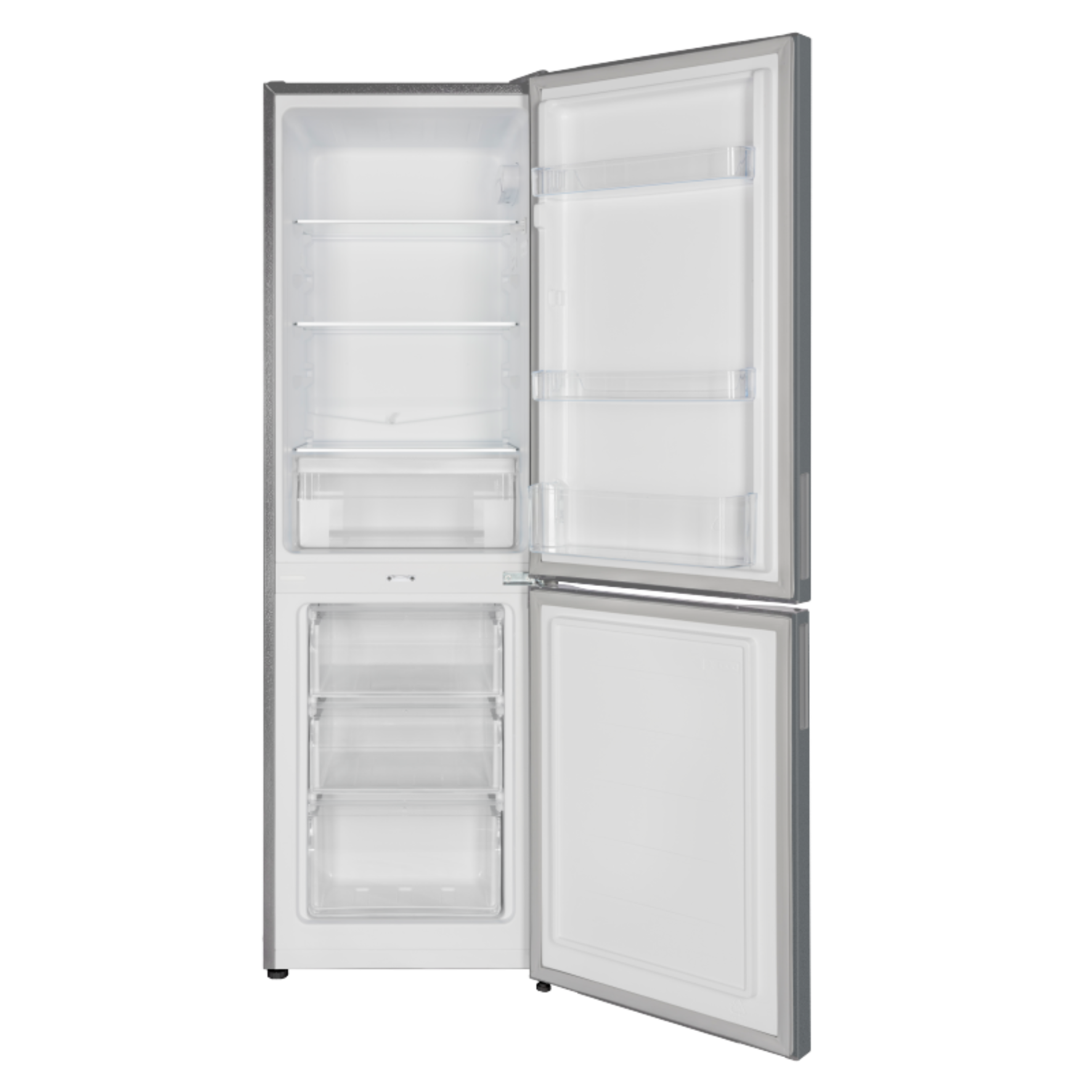 Univa 157L Fridge/Freezer Metallic UB205M
