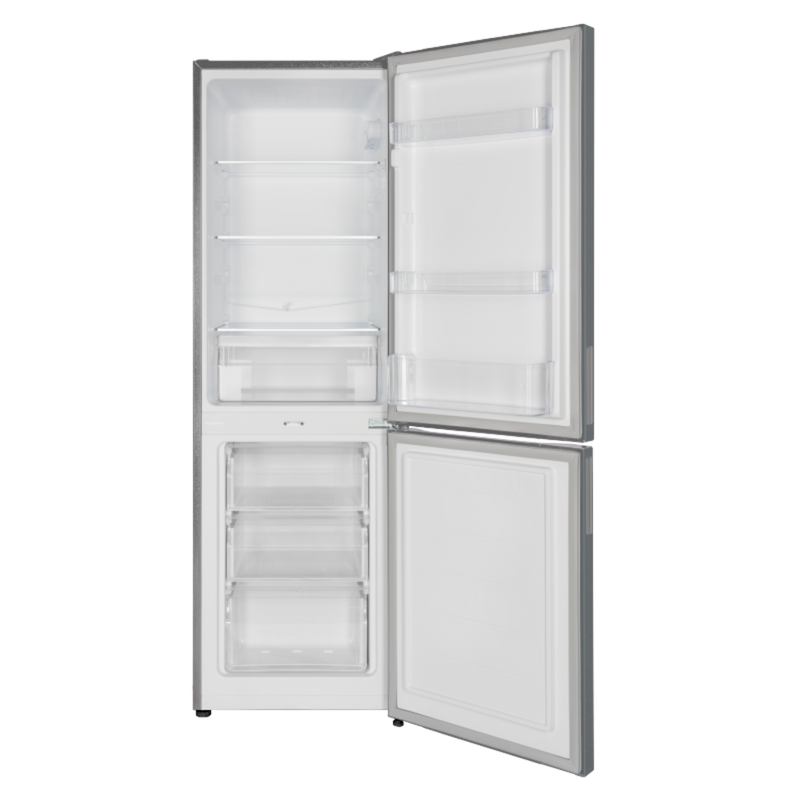 Univa 157L Fridge/Freezer Metallic UB205M-2
