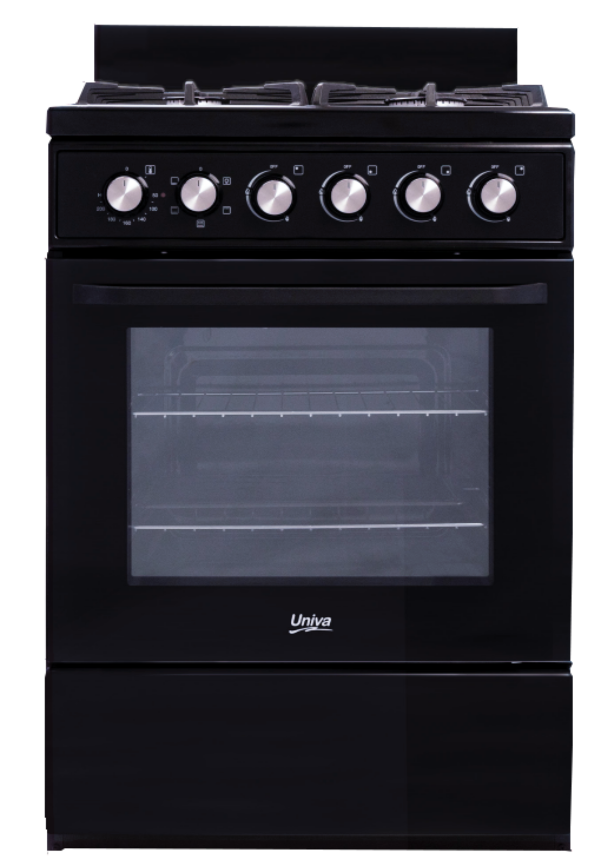 Univa Freestanding 84L Gas/Electric Stove Black UGE016BI-1-1