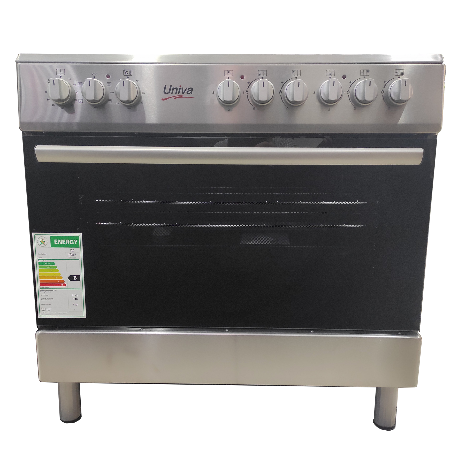Univa 107L Gas/Electric Oven S/Steel UGE019SI2H