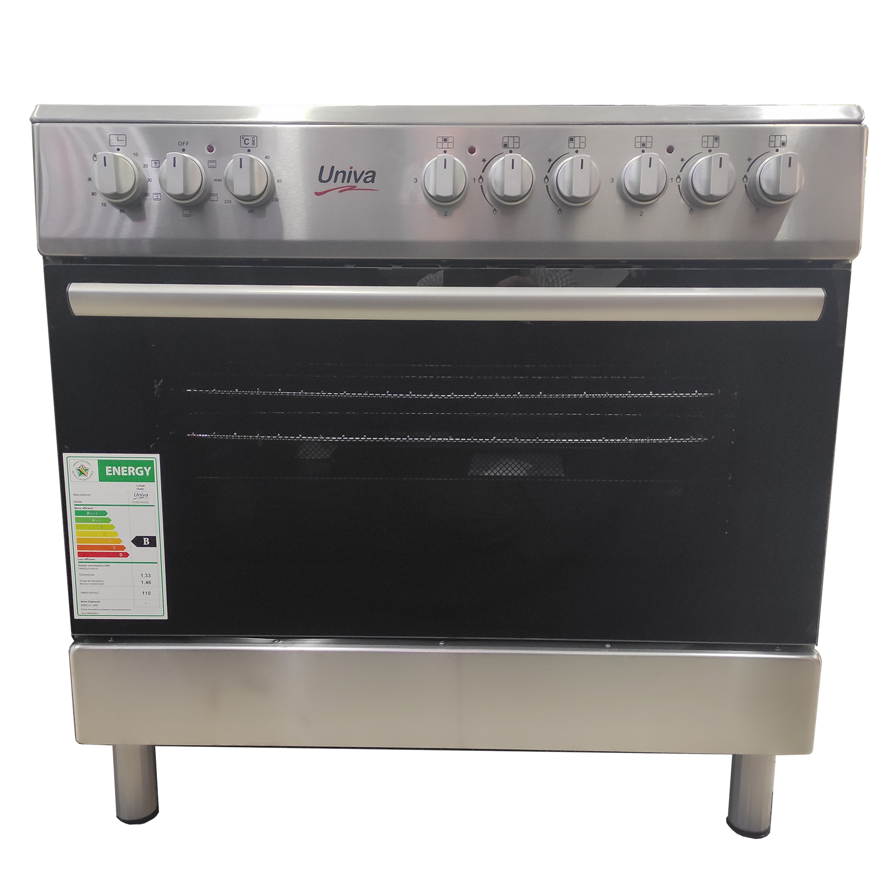 Univa 107L Gas/Electric Oven S/Steel UGE019SI2H-2