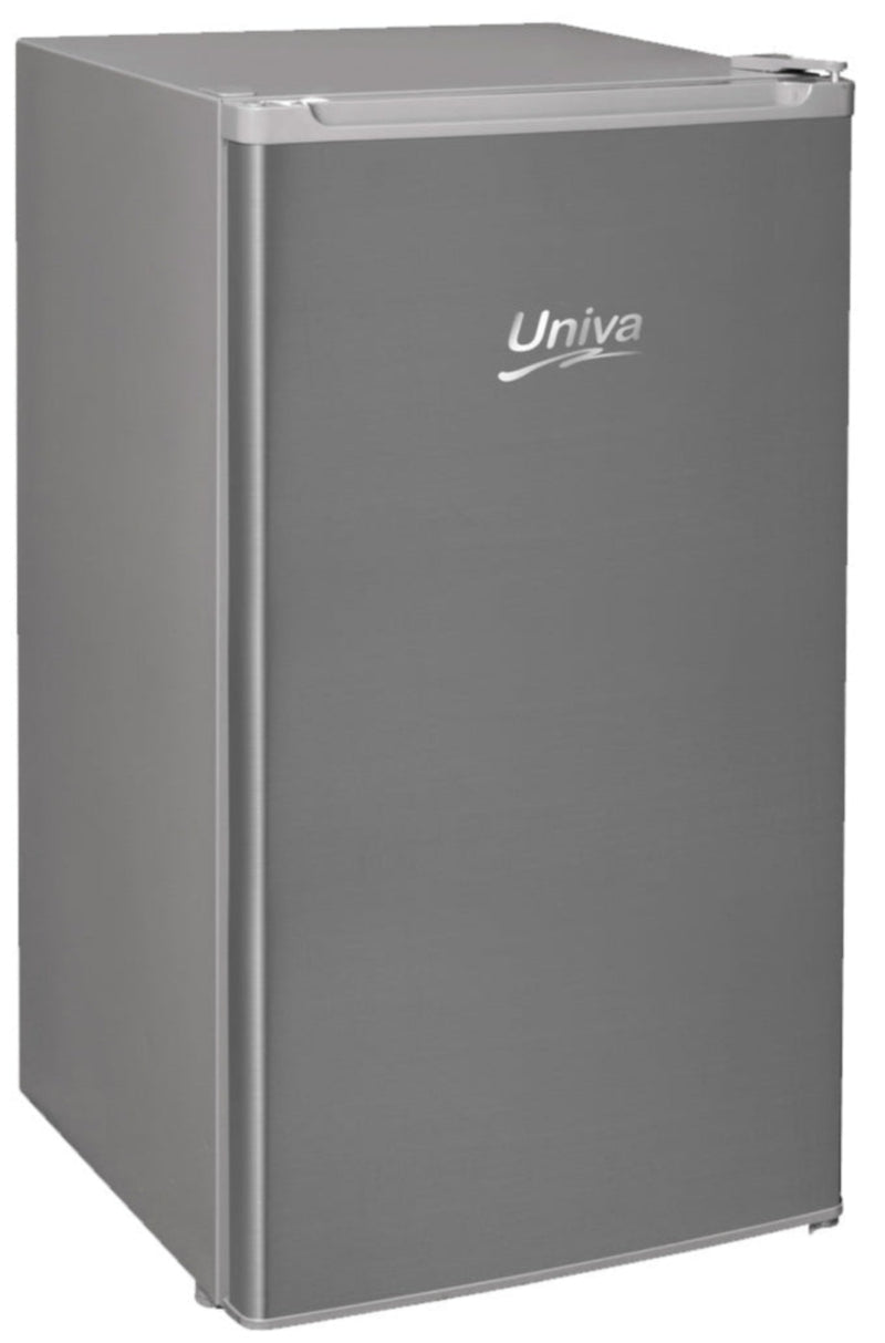 Univa 81L Bar Fridge Metallic USD120M-1