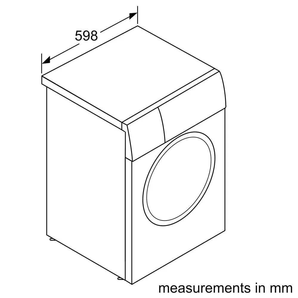 Bosch 7kg Front Loader Washing Machine Silver Inox WAN24166ZA-5