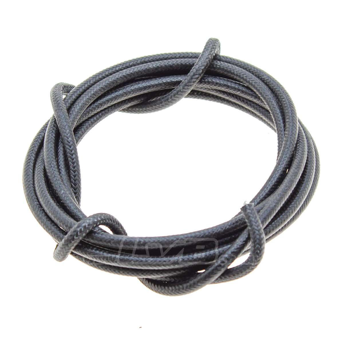 2.5mm Black Fibre Braided Wire (2 Meter)-1