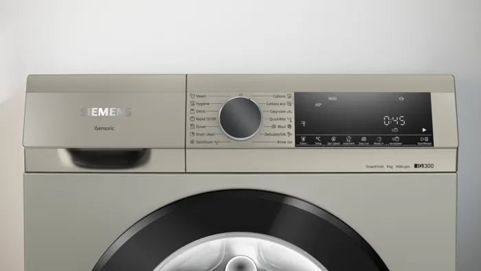 Siemens 9kg Front Loader Washing Machine Silver Inox WG44A10XZA