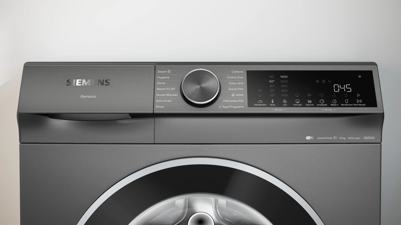 Siemens iQ500 Front loader Washing Machine 10 kg Cast iron grey WG54K2ZRZA-4