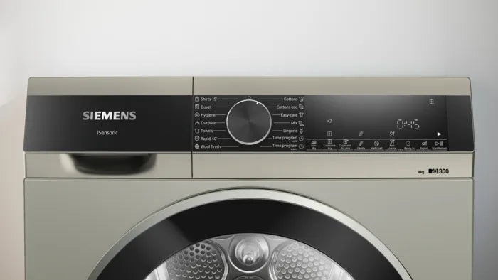 Siemens 9kg Condenser Tumble Dryer Silver WP41G0XZA