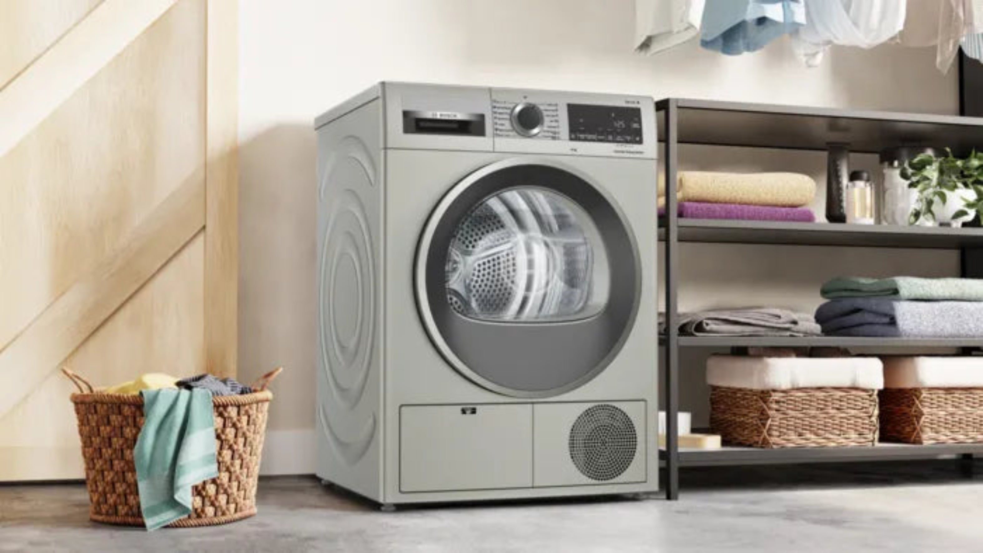 Bosch 9kg Condenser Tumble Dryer Silver Inox WPG1411XZA