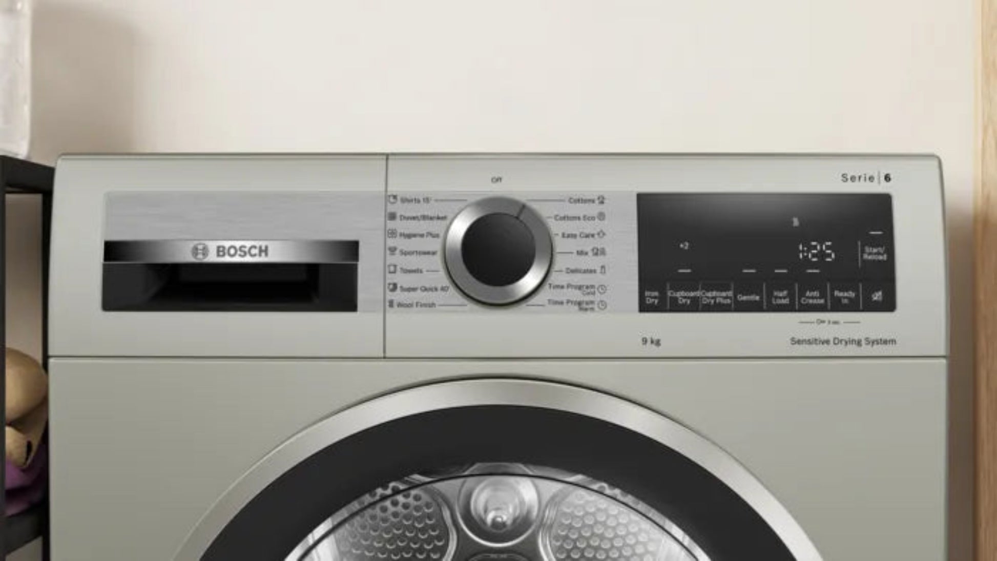 Bosch 9kg Condenser Tumble Dryer Silver Inox WPG1411XZA-2