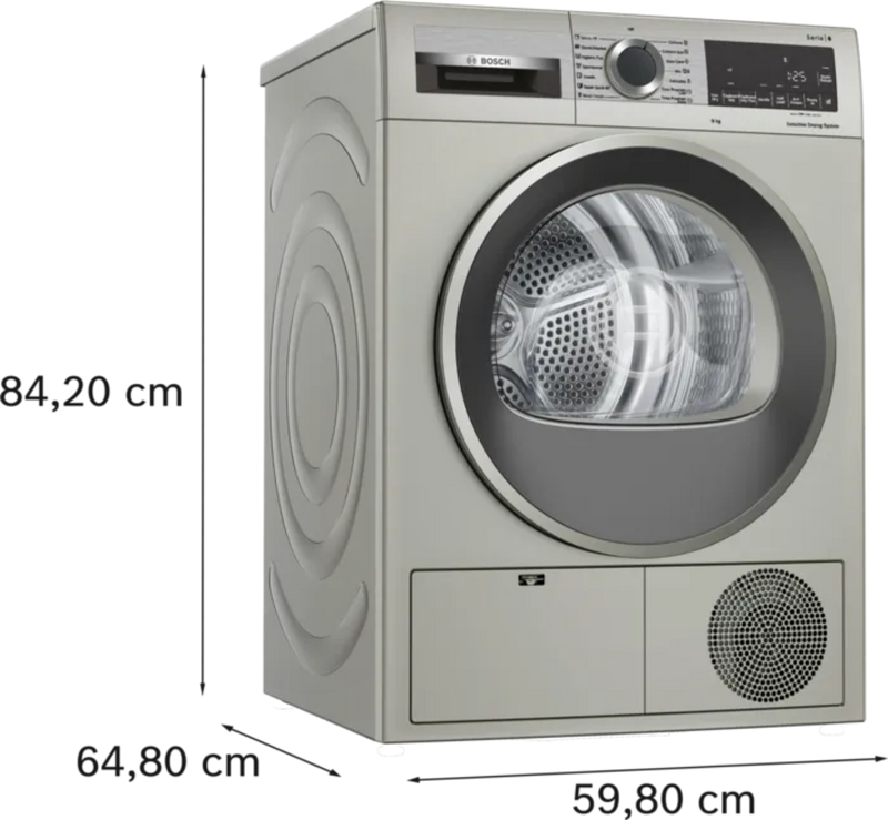Bosch 9kg Condenser Tumble Dryer Silver Inox WPG1411XZA-5