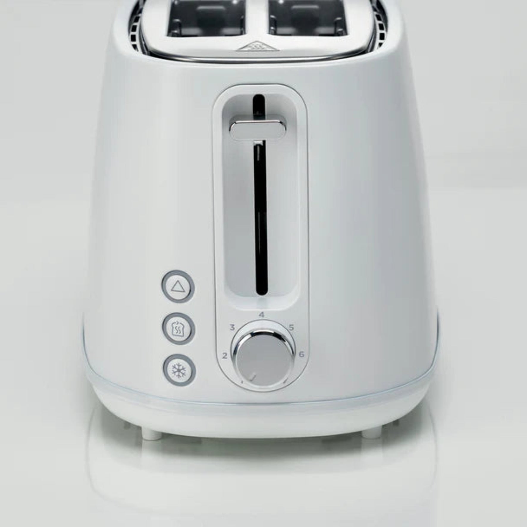 Kenwood - Elementa S/Steel 2 Slice Toaster Matt White - TCM37.000WH