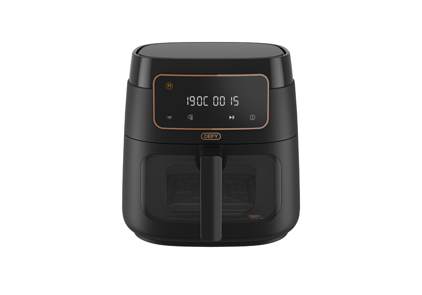 Defy Air Fryer 7.6L with Window Black DAF3376DB