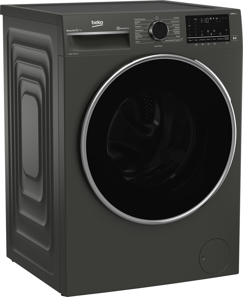 Beko 9kg Front Loader Washing Machine Manhattan Grey BAW204-1