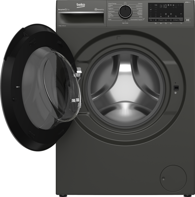 Beko 9kg Front Loader Washing Machine Manhattan Grey BAW204-2