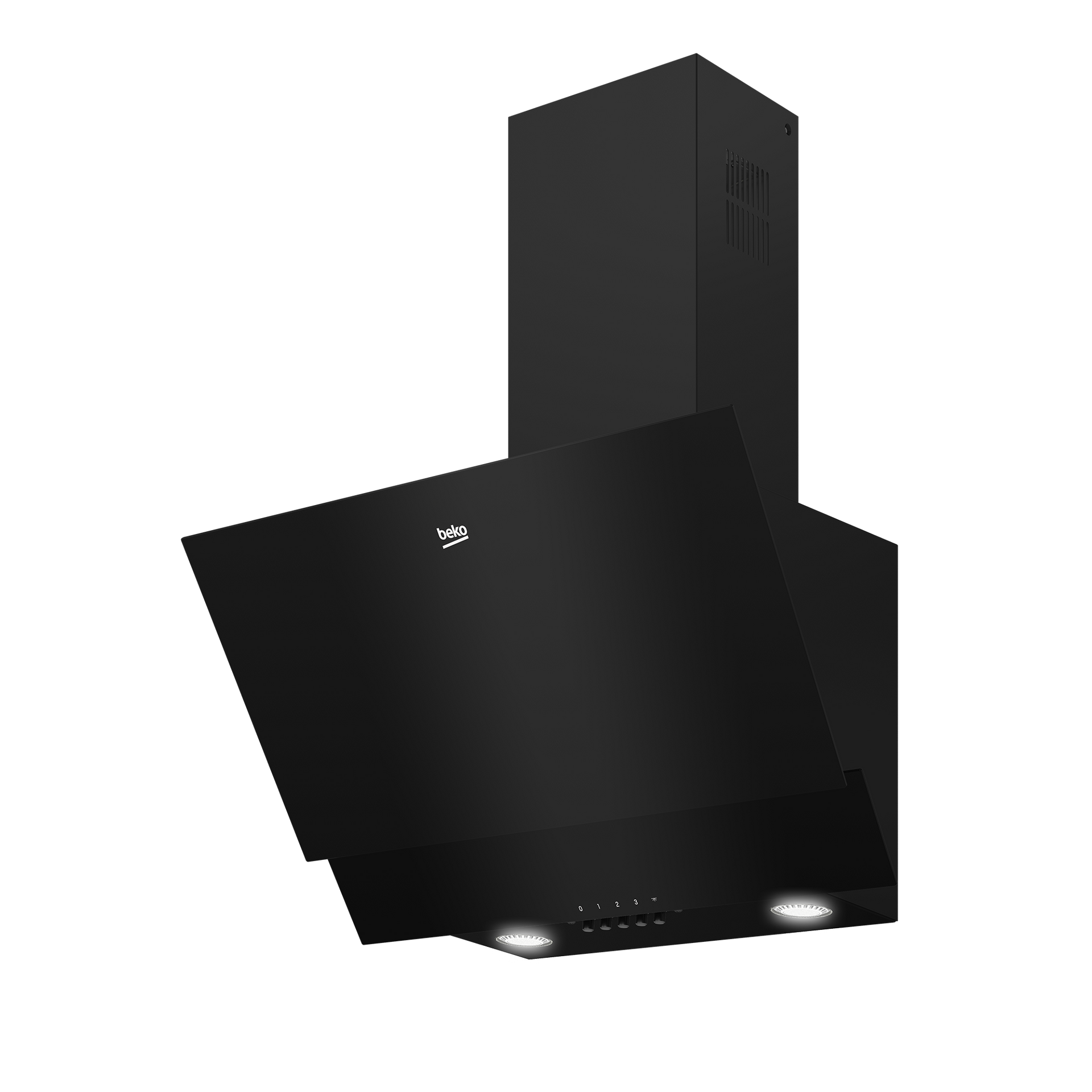 Beko Inclined 60cm Cookerhood Black BHCA62422BBH
