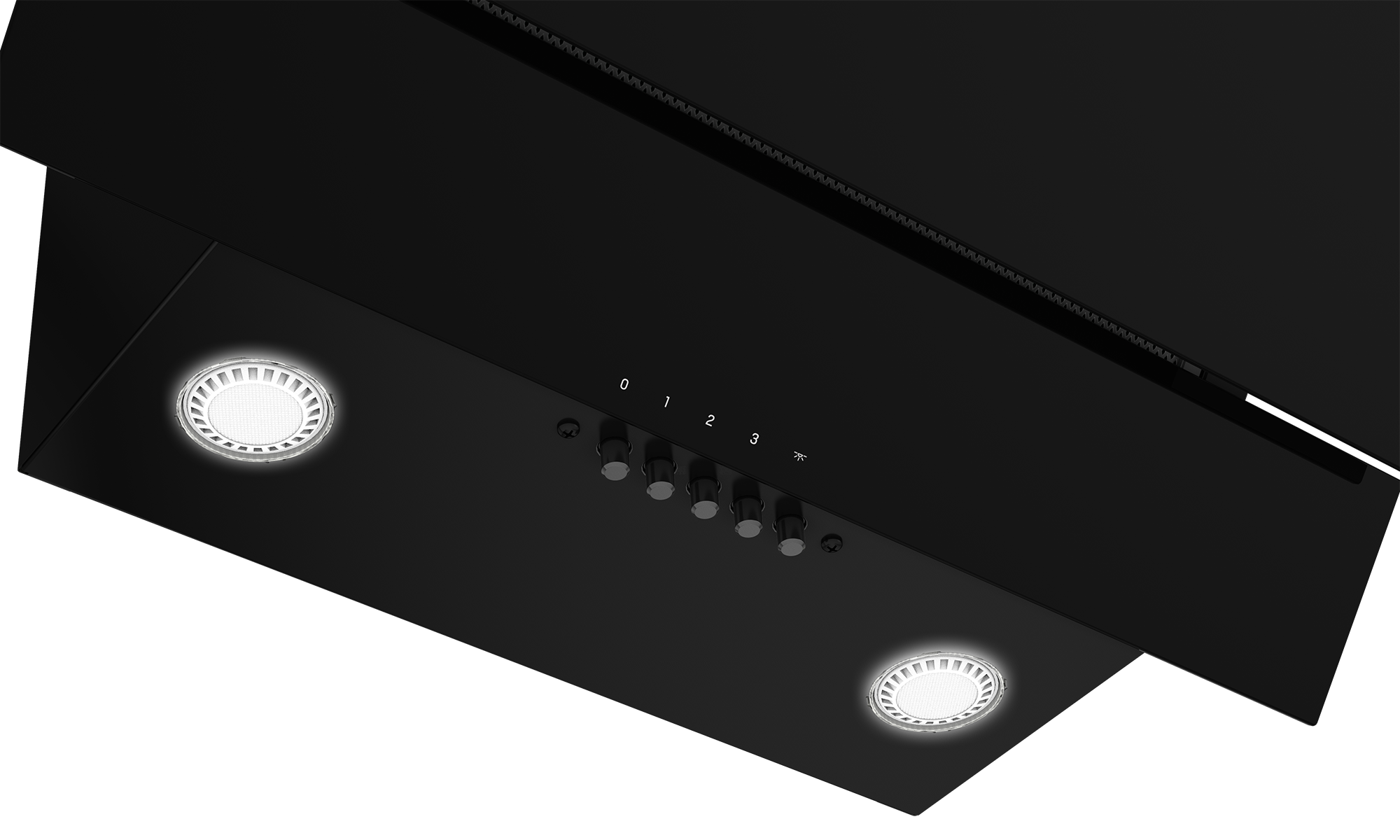 Beko Inclined 60cm Cookerhood Black BHCA62422BBH