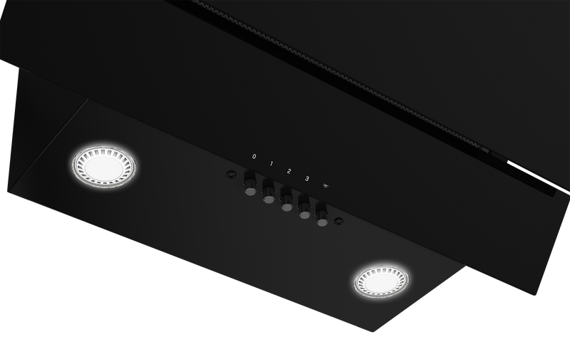 Beko Inclined 60cm Cookerhood Black BHCA62422BBH-3