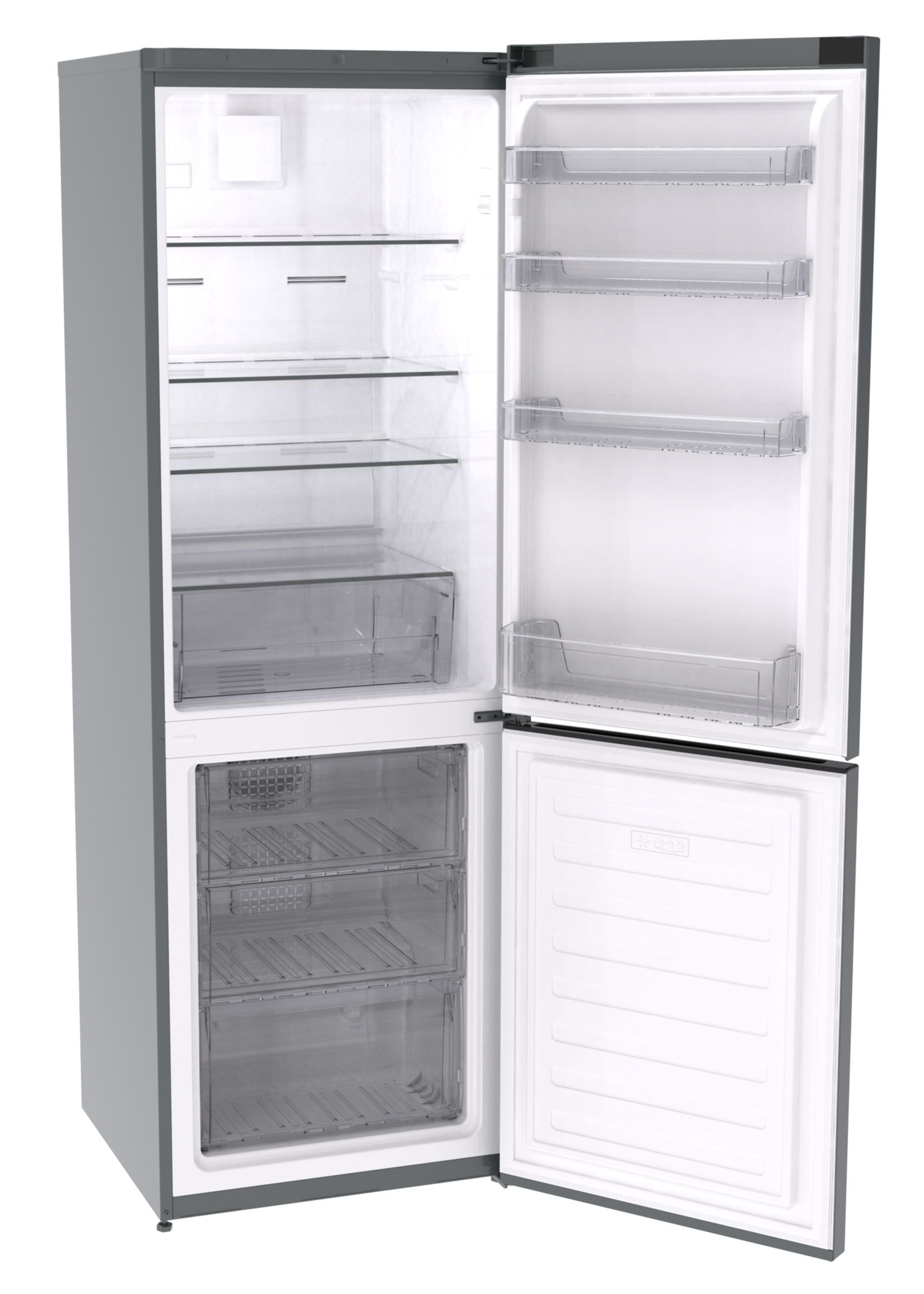 Defy 327L Fridge Freezer Brushed stainless steel DAC674