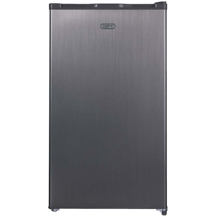 Defy 90L Single Door Bar Fridge Metallic DBF90M-1