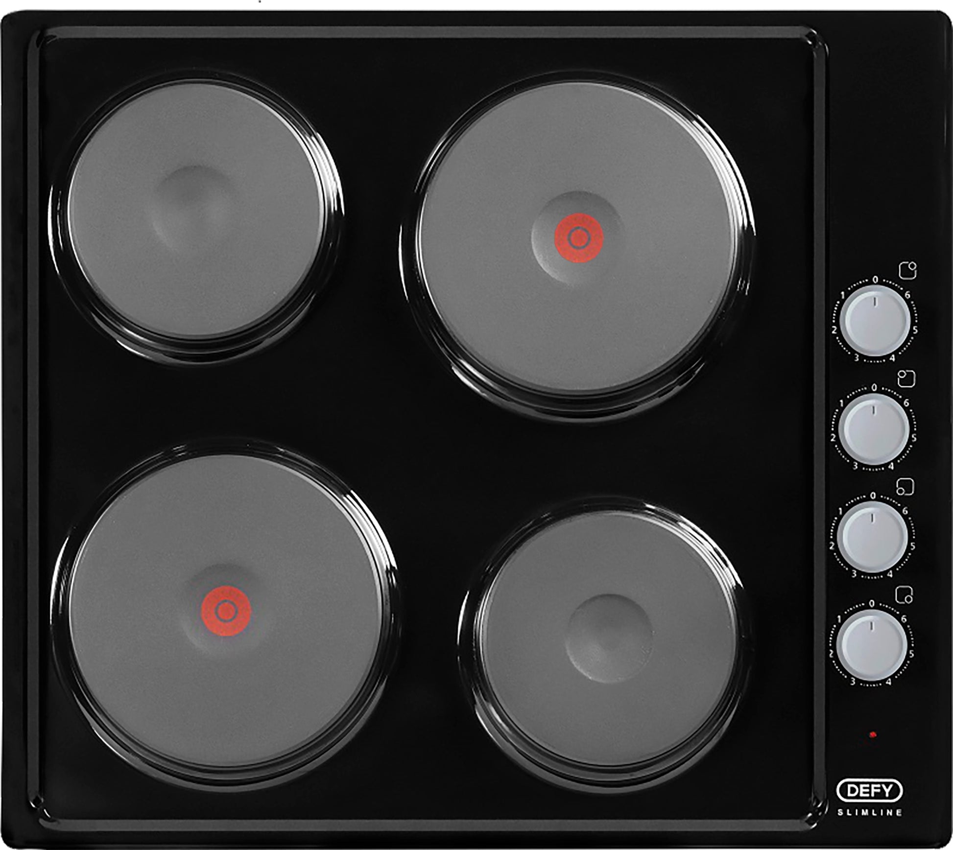 Defy Slimline Solid 600 Hob with Control Panel DHD415-1