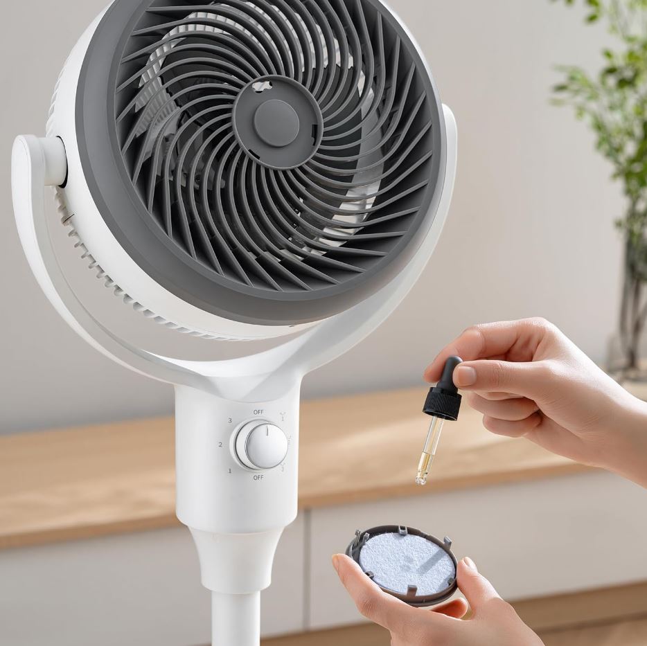 Defy Oscillating Circulation Fan with Aroma Chamber – DOF300