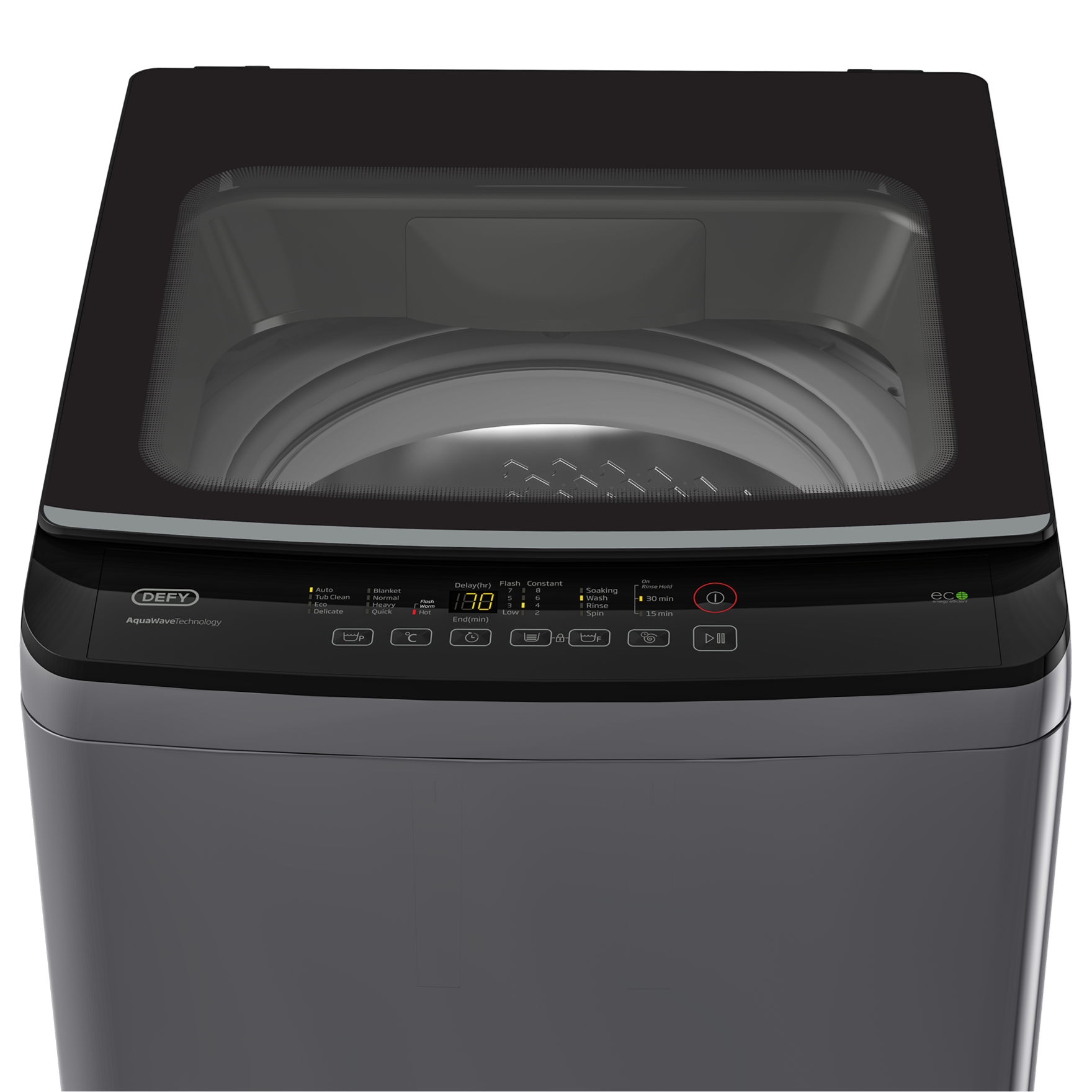 Defy 14kg Top Loader Washing Machine Grey DTL160