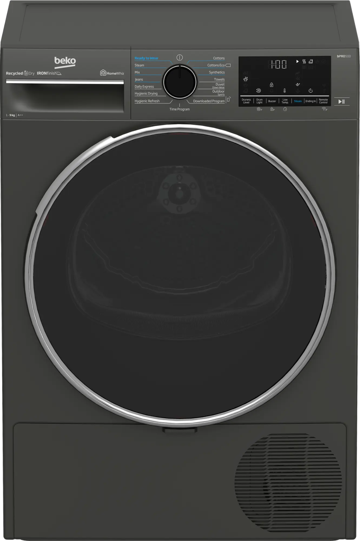 Beko 9kg Heat Pump Tumble Dryer Twilight Grey B5T49233WM