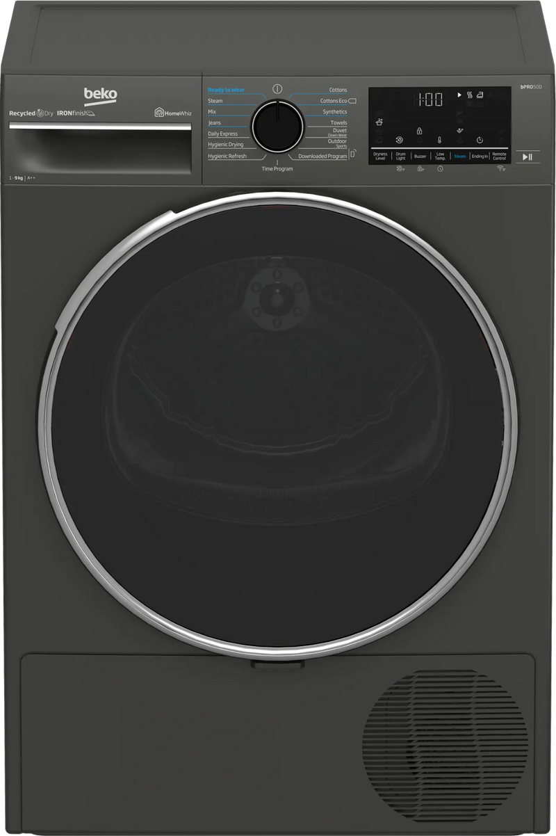 Beko 9kg Heat Pump Tumble Dryer Twilight Grey B5T49233WM-3