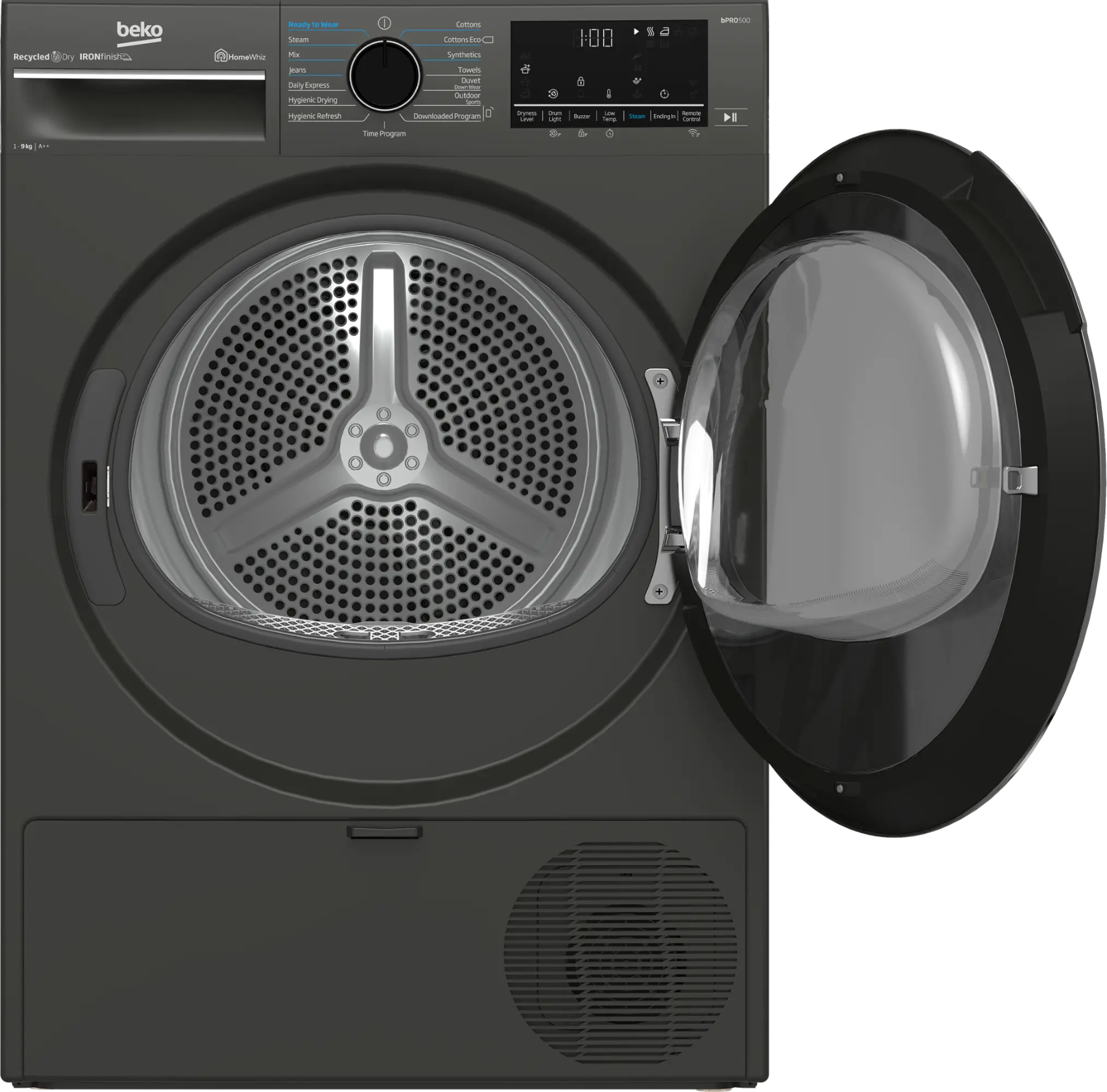 Beko 9kg Heat Pump Tumble Dryer Twilight Grey B5T49233WM