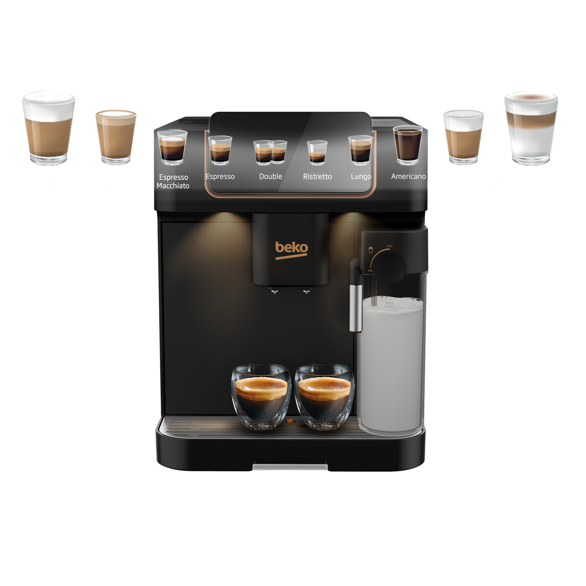 Beko CaffeExperto Espresso Machine Black CEG7404C-7