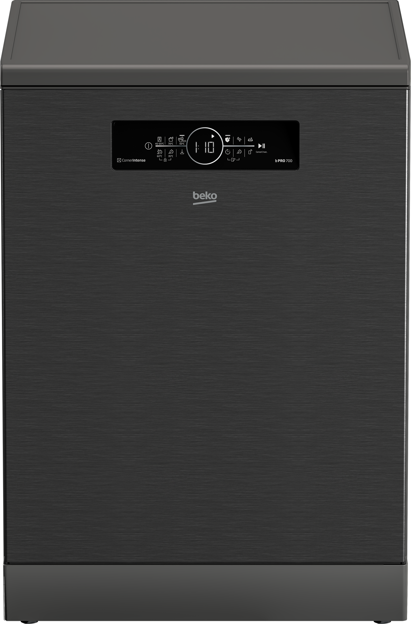 Beko 15 Place Setting Dishwasher Dark Stainless Steel BDW200-1