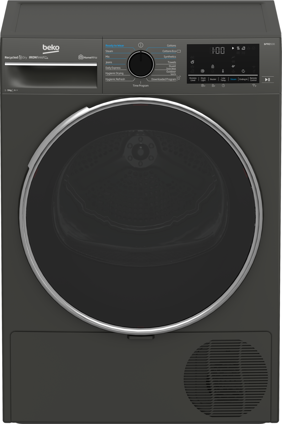 Beko 9kg Heat Pump Tumble Dryer Twilight Grey B5T49233WM