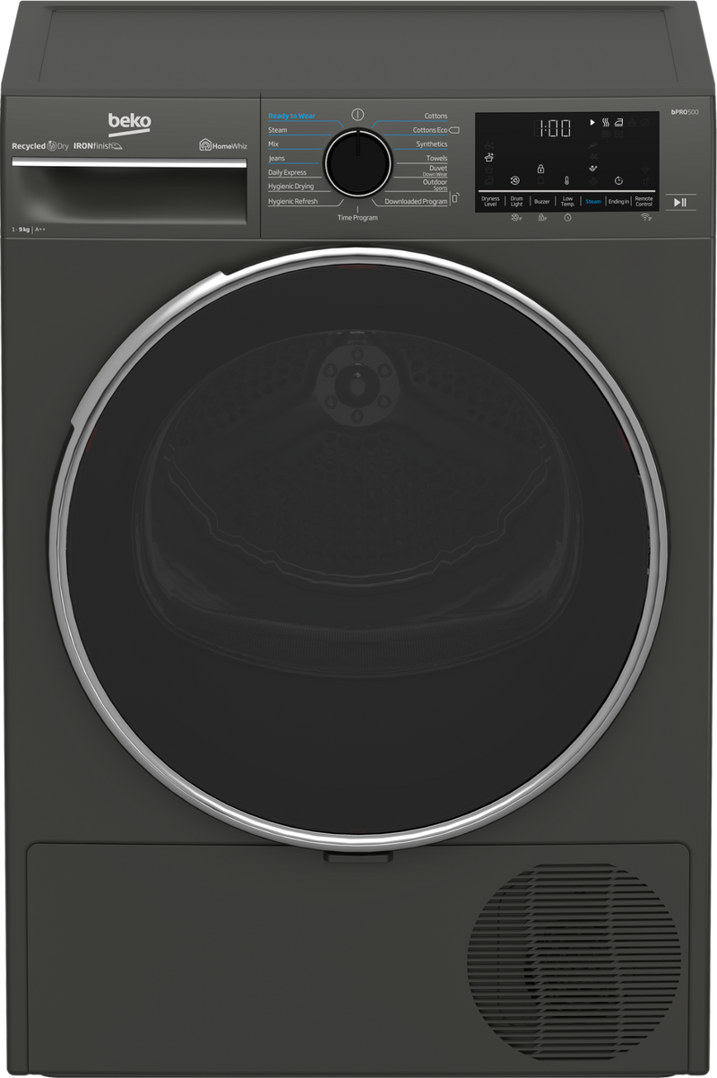 Beko 9kg Heat Pump Tumble Dryer Twilight Grey B5T49233WM-1