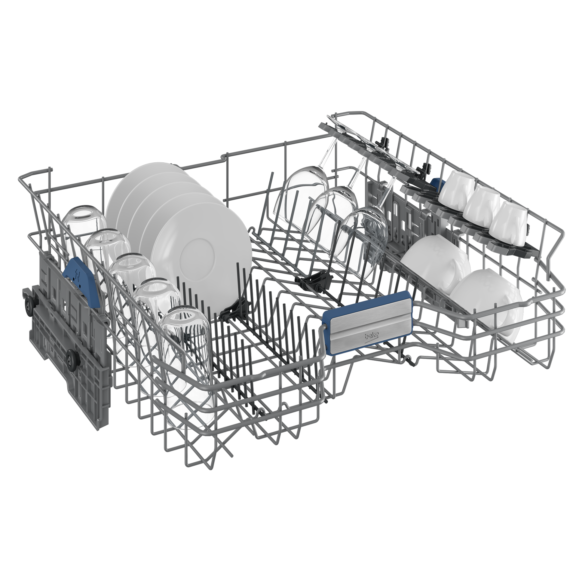Beko 15 Place Setting Dishwasher Dark Stainless Steel BDW200-5