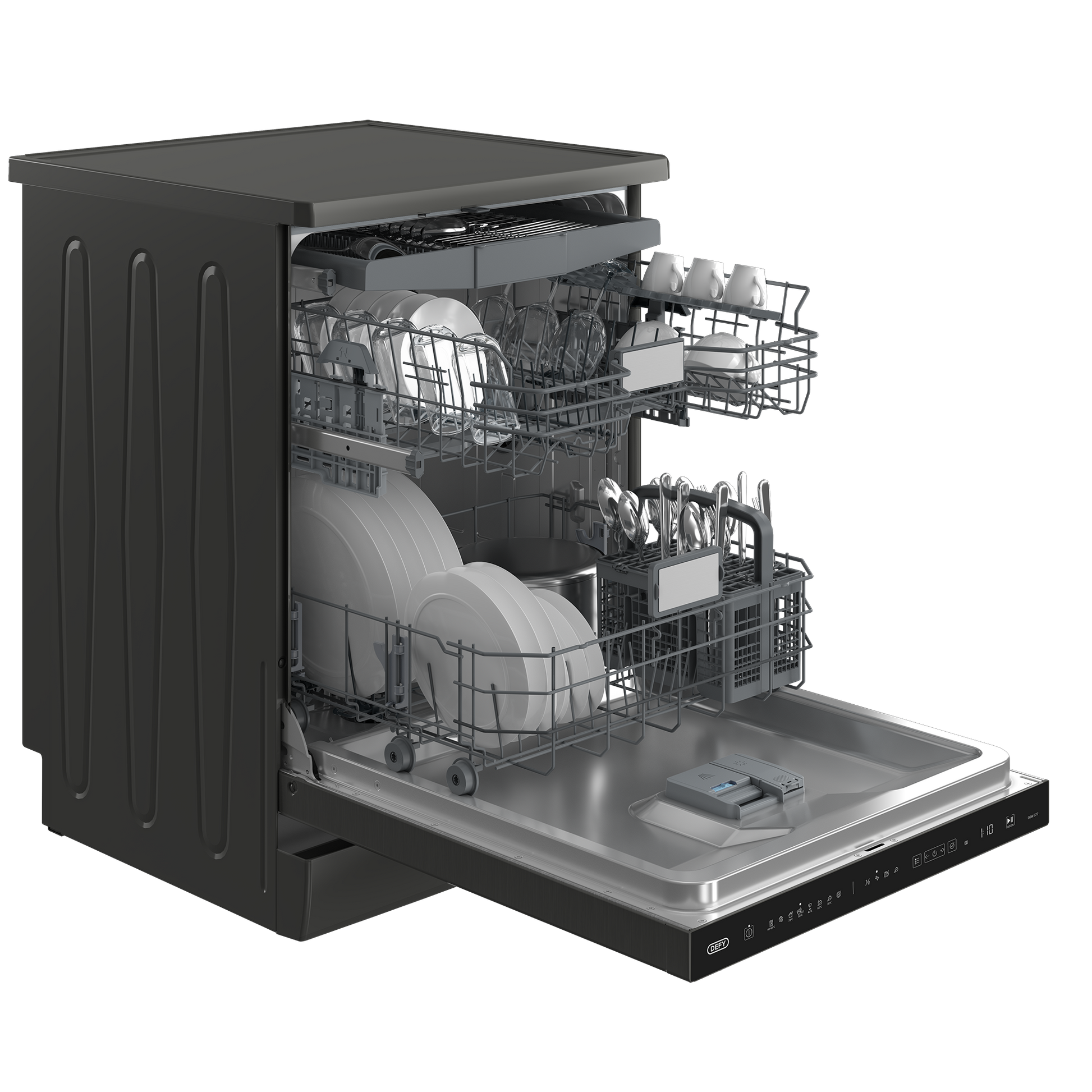 Defy 15 Place Setting Dishwasher Dark Inox DDW377-2