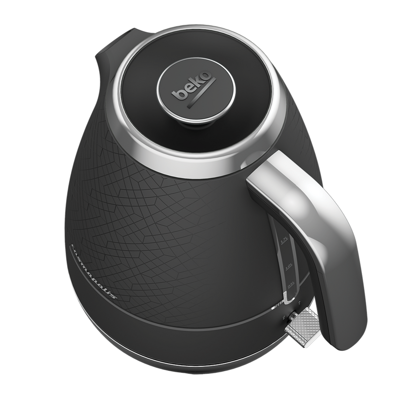 Beko 1.7L Cosmopolis Dome Kettle Black / Chrome WKM8307B-2