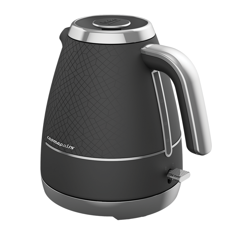 Beko 1.7L Cosmopolis Dome Kettle Black / Chrome WKM8307B-3
