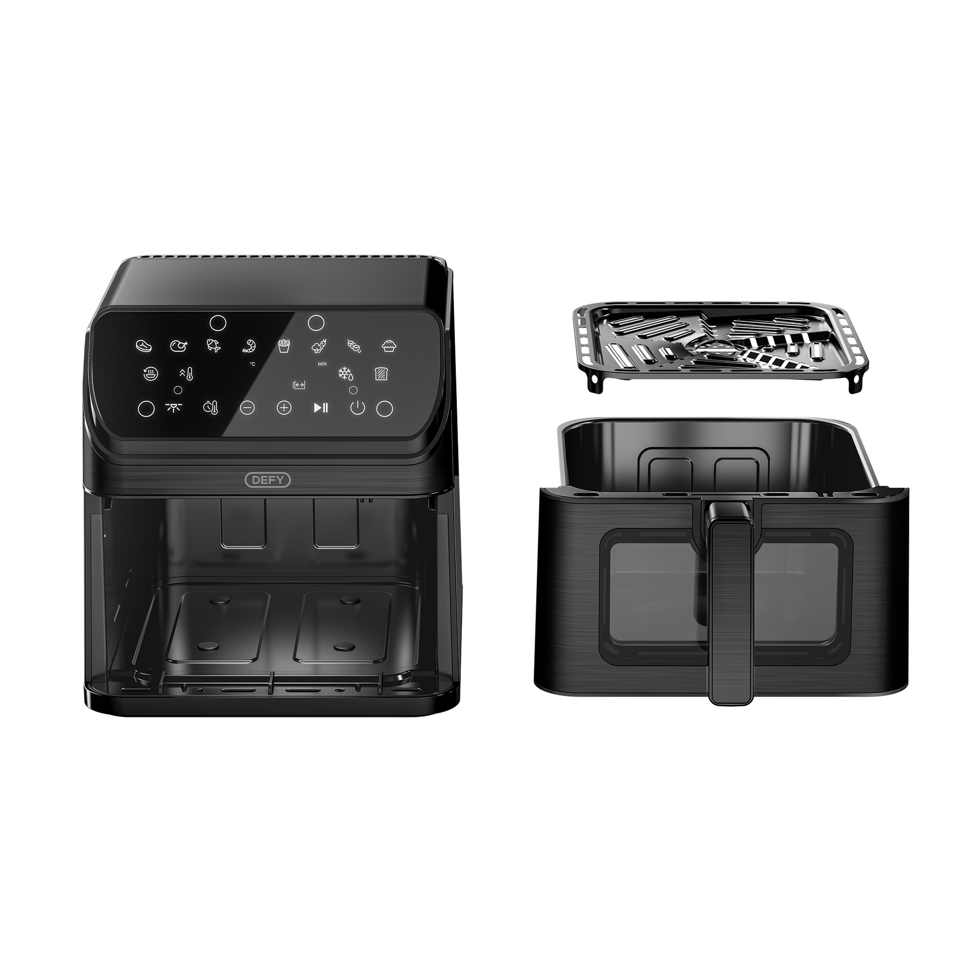Defy Air Fryer 7.6L with Window Black DAF3376DBSW-4