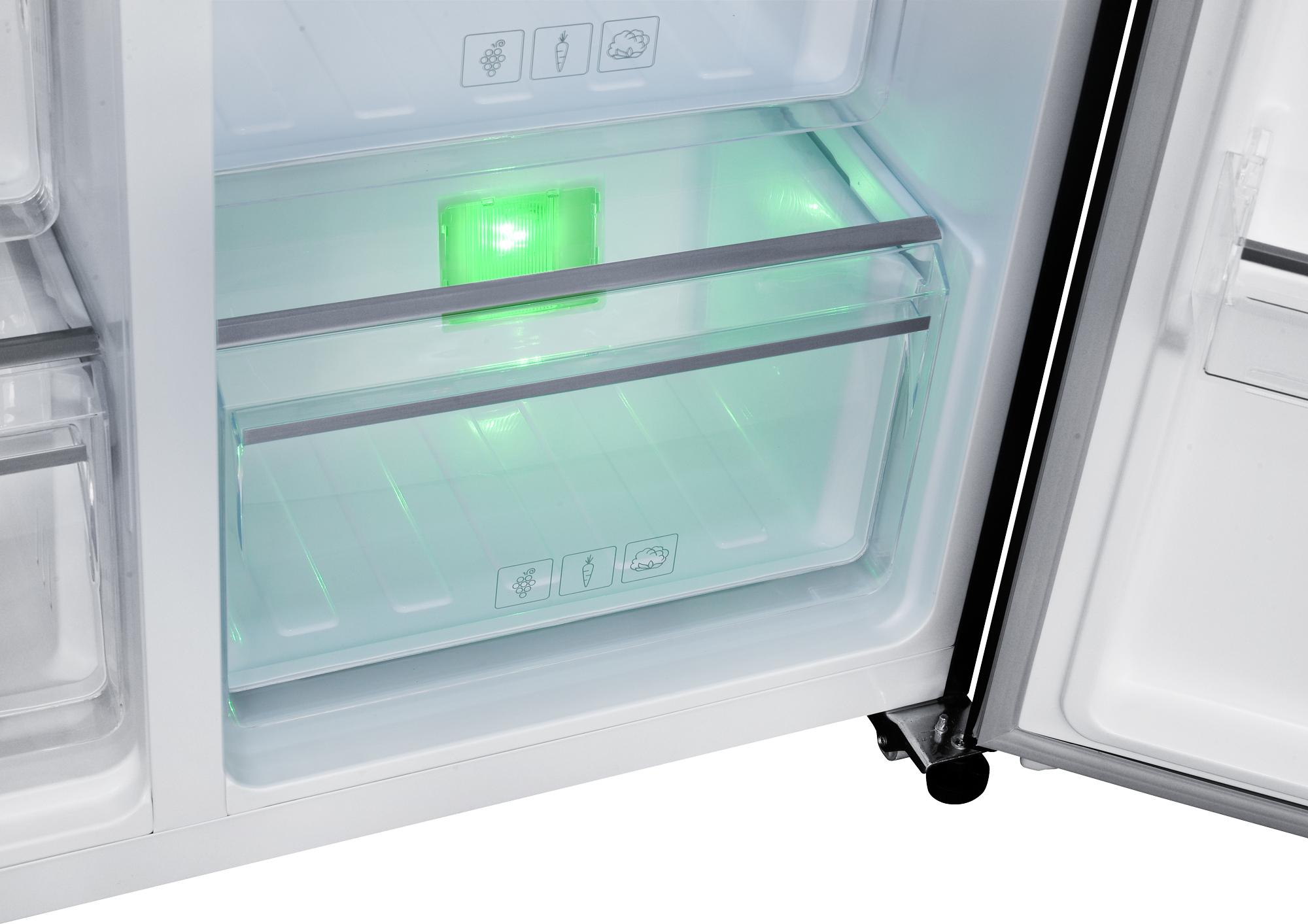 Beko 521L Side-by-Side Fridge 91cm Dark Inox GNO532B