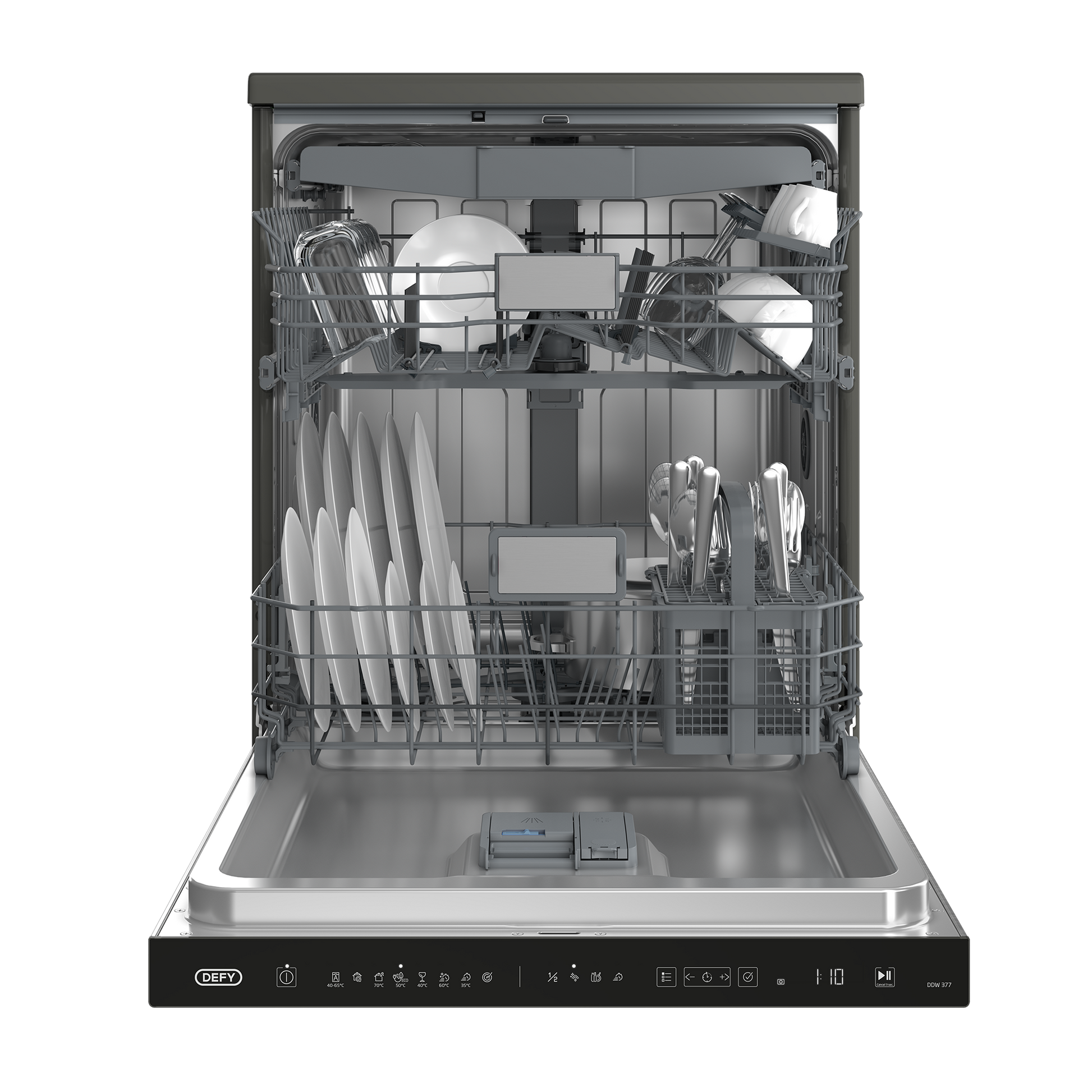 Defy 15 Place Setting Dishwasher Dark Inox DDW377-7