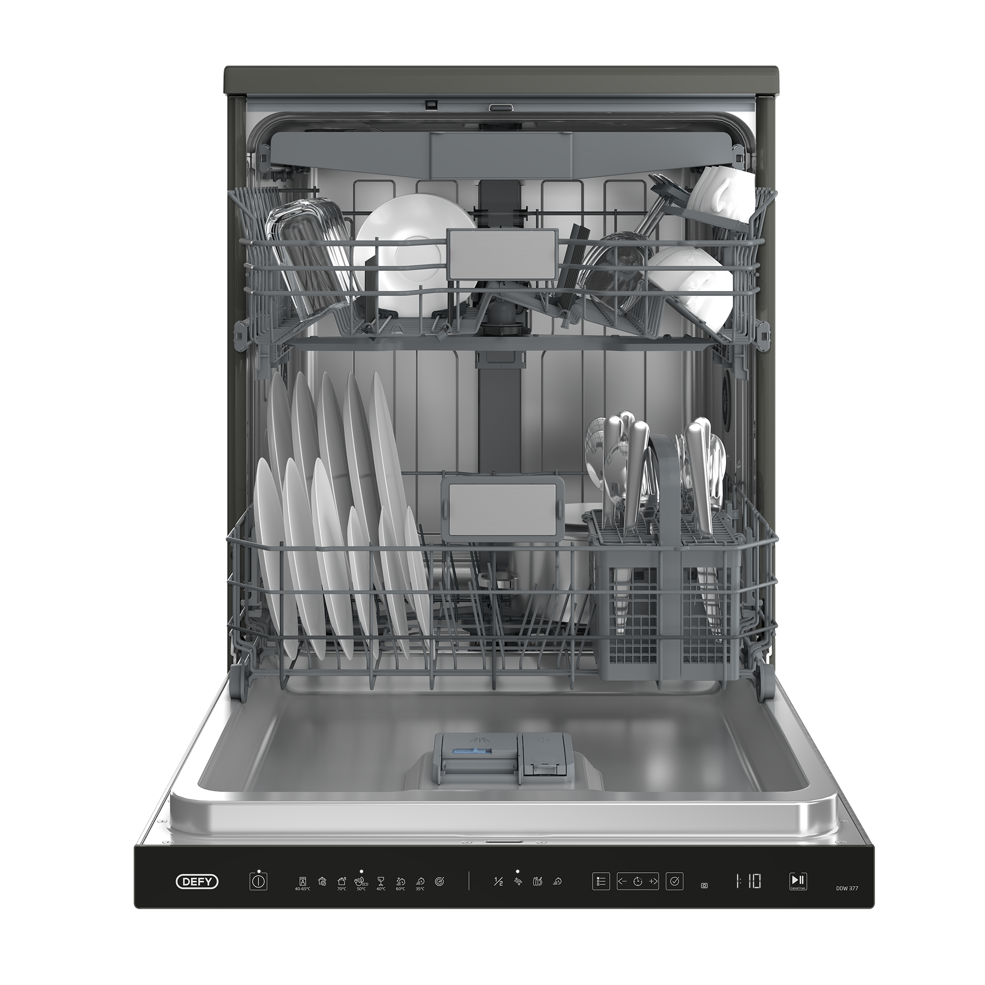 Defy 15 Place Setting Dishwasher Dark Inox DDW377
