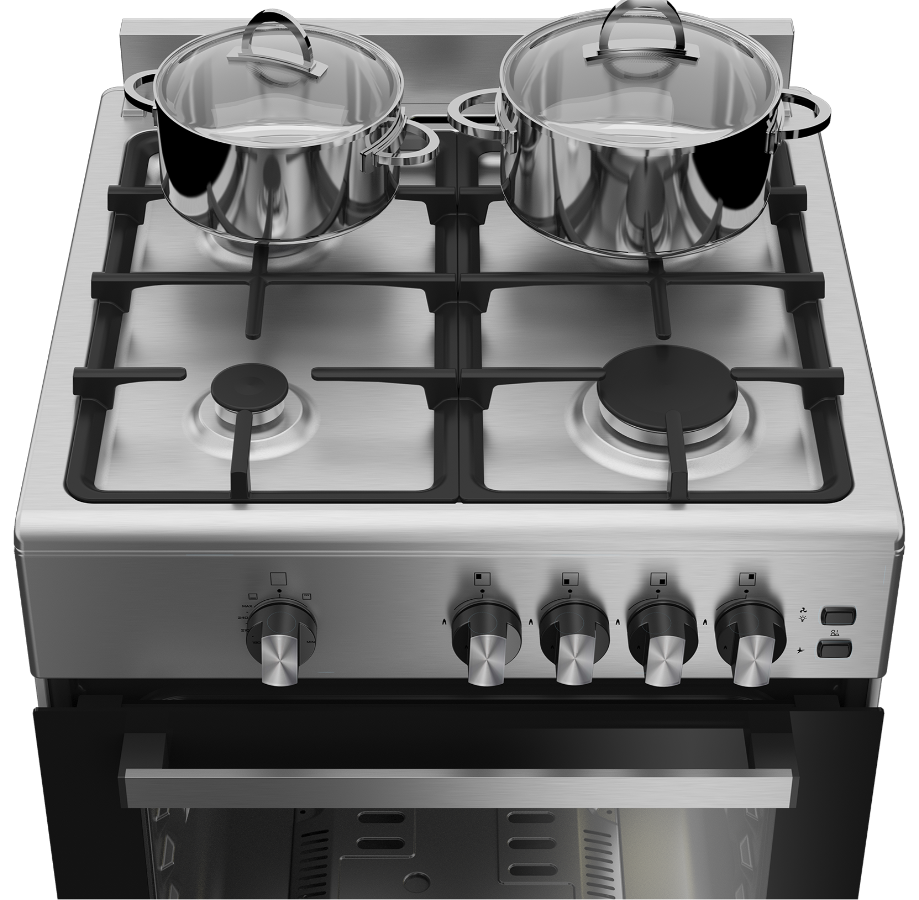 Defy Full Gas Stove Black DGS601