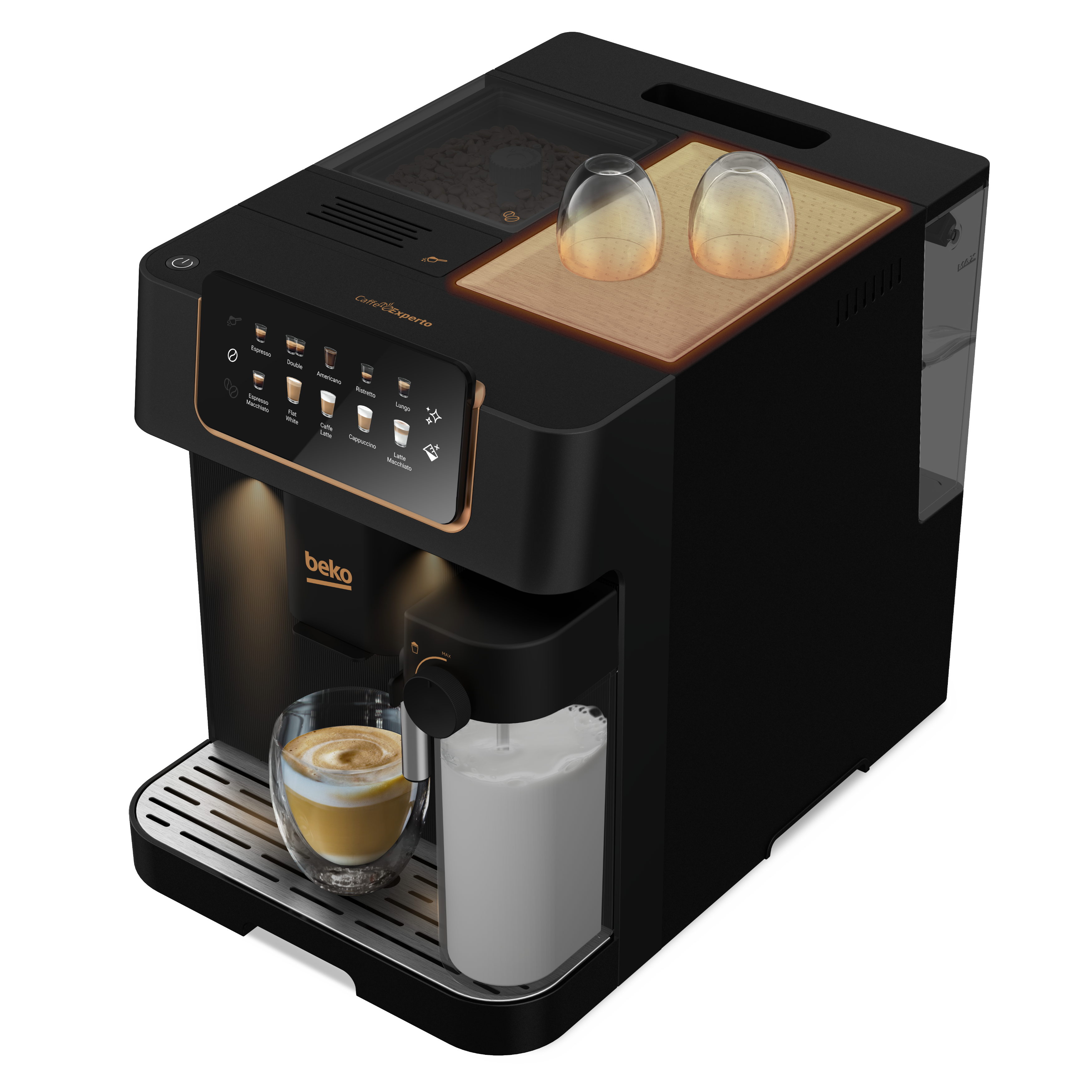 Beko CaffeExperto Espresso Machine Black CEG7404C
