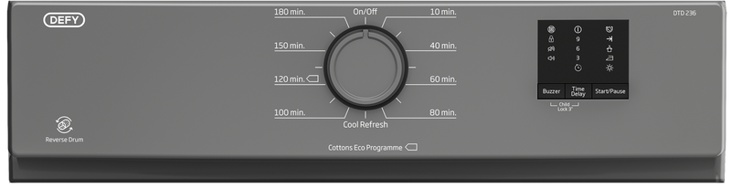 Defy 6kg Air Vented Tumble Dryer Manhattan Grey DTD236-4